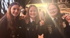 Left to right, FFA State Degree recipients, Chloe Ableidinger, Emily Brewer and Hailey Eads.