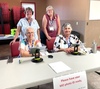 Pictured are the ladies who worked during the special election on Tuesday at the Jamesport Fire Station. Pictured in the front are, left to right: Lana Belshe and Darlene Cullen. Standing in the back is Vicki Burns and Shirley Maxwell.
