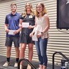 Alumni Scholarships winners were, pictured from left to right: William Terhune, Lucy Turner and Emily Brewer. They each recieved a $700 scholarship.