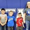 Students who have earned Golden Horseshoes have a chance to be chosen at random to have a pizza lunch with two teachers who were also chosen at random. This months winners were; Mrs. Becky Smith (2nd grade), Jaxson King, Wyatt Chapman, Silas Showalter, Miss Makaylah Gordon (para) and AJ Borders.