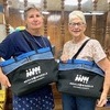 Meals on Wheels volunteers Peggy Lankford and Sue Morris.