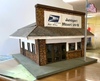 Replica of the Jamesport Post Office handmade by Peggy Sperry to be up for auction at the Firemen’s Auction on September 22.