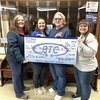 BTC employees, left to right, Kelly Neeley, Jenna May, Brenda Wright; and Deanna Lewis, Administrator of the Active Aging Resource Center.