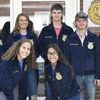 Jamesport FFA is proud to announce their 2020-2021 Greenhand Agriculture Science 1 class.
		From left to right: Front Row, Lexxus Blakely-Wright and Tori Dunks; Back Row, Ella Lockridge, Liberty Perkins, Montee Hughes, Kedric Mooney and Cale Turner. 
		On Monday, Greenhands received their Blue Corduroy FFA Jackets, that will carry them throughout the next 4 years, we are proud to welcome them to the ranks of excellence within our chapter.