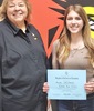 Winston High School - Senior Megan ­Christensen - 2023 Good Citizenship Award, ­presented by Laurie Walton-Roll, DAR Chapter Member.